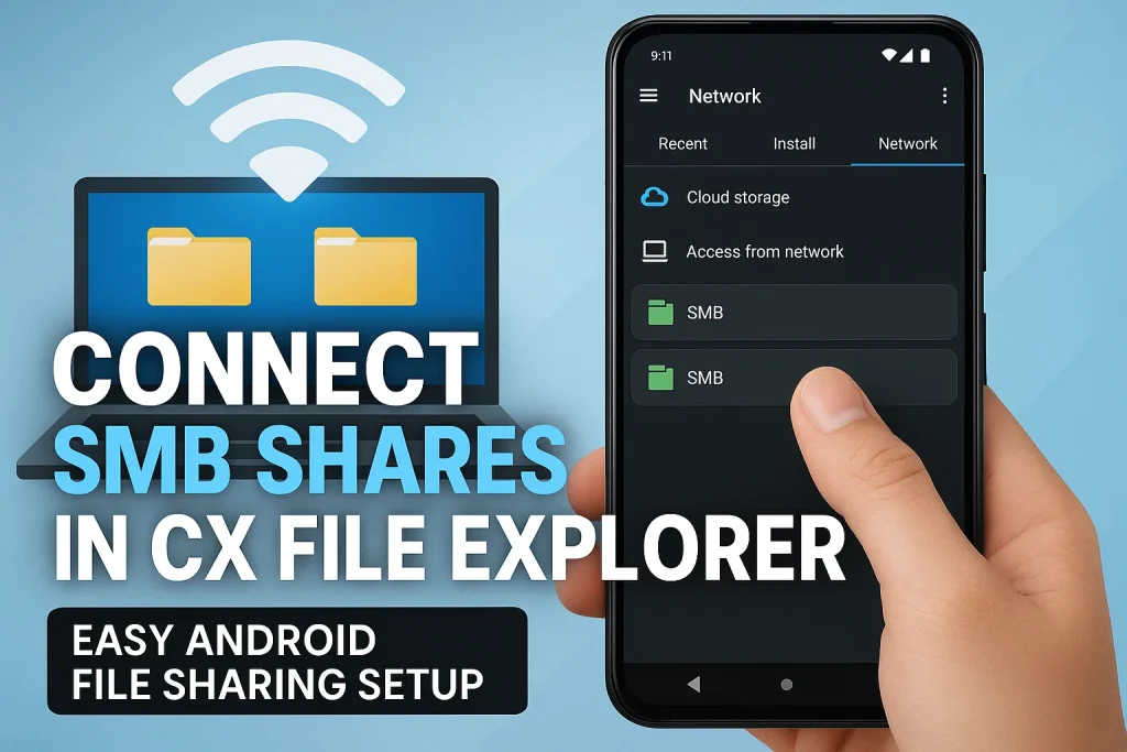 How to Set Up and Connect SMB Shares in Cx File Explorer 1 Set Up and Connect SMB Shares in Cx File Explorer