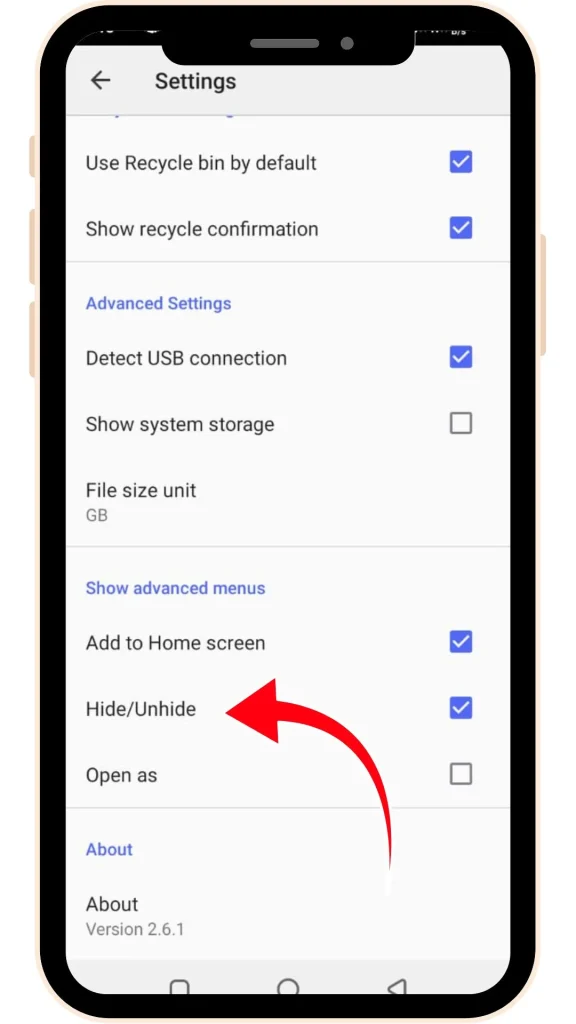 Download Cx File Explorer APK v2.6.1 for Android December 2025 14 cx file explorer hide and unhide files feature