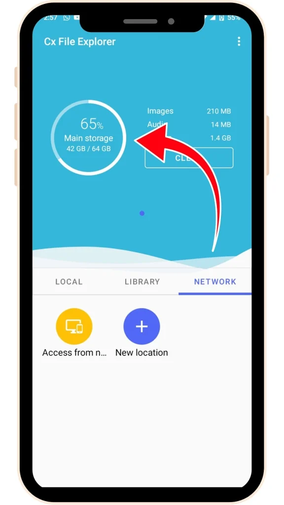 Download Cx File Explorer APK v2.6.1 for Android December 2025 7 cx file explorer latest version Visual Storage Analysis screenshot