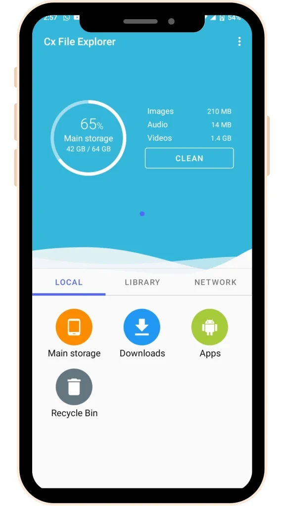 Download Cx File Explorer APK v2.6.1 for Android December 2025 3 cx file explorer local tab
