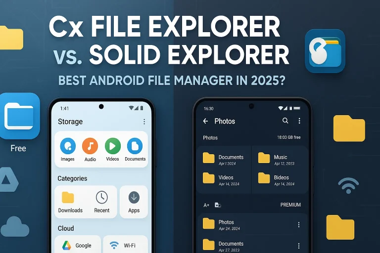 Cx File Explorer vs. Solid Explorer: Best Android File Manager 7 cx file explorer vs solid explorer