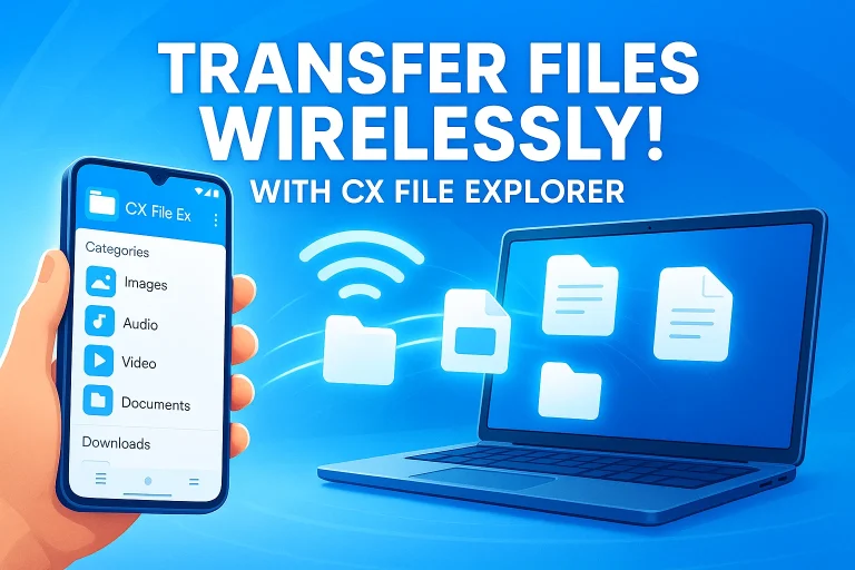 How to Transfer Files Wirelessly With Cx File Explorer 3 transfer files wirelessly with cx file explorer